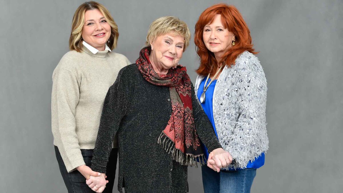 Teresa Lipowska, Danuta Błażejczyk, Małgorzata Ostrowska-Królikowska w programie 